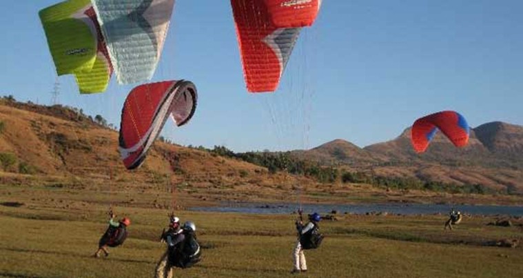 Kamshet paragliding in india