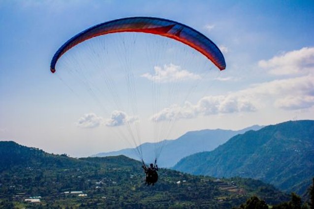 paragliding in India