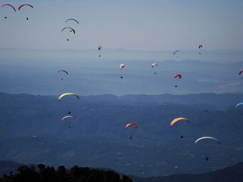 paragliding in India