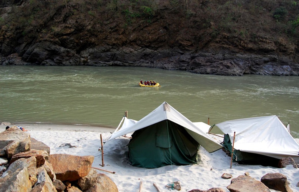 Rishikesh camping site