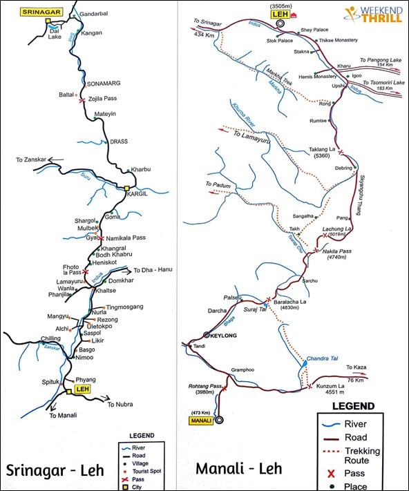 Leh Ladakh Road Trip - Detailed Travel Guide for Beginners - Weekend Thrill