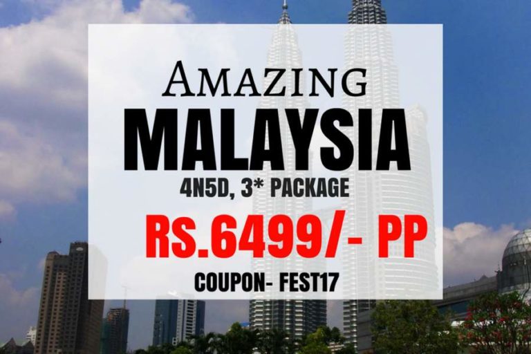 Malaysia, 3* 4N5D @ Rs.6499/-