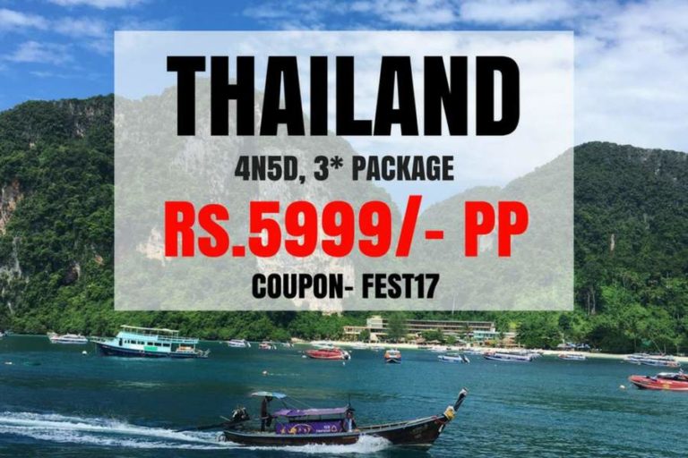 Thailand, 4N5D @Rs.5999/-